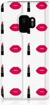 Geschikt voor Samsung Galaxy S9 Hoesje Design Lipstick Kiss