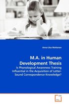 M.A. in Human Development Thesis