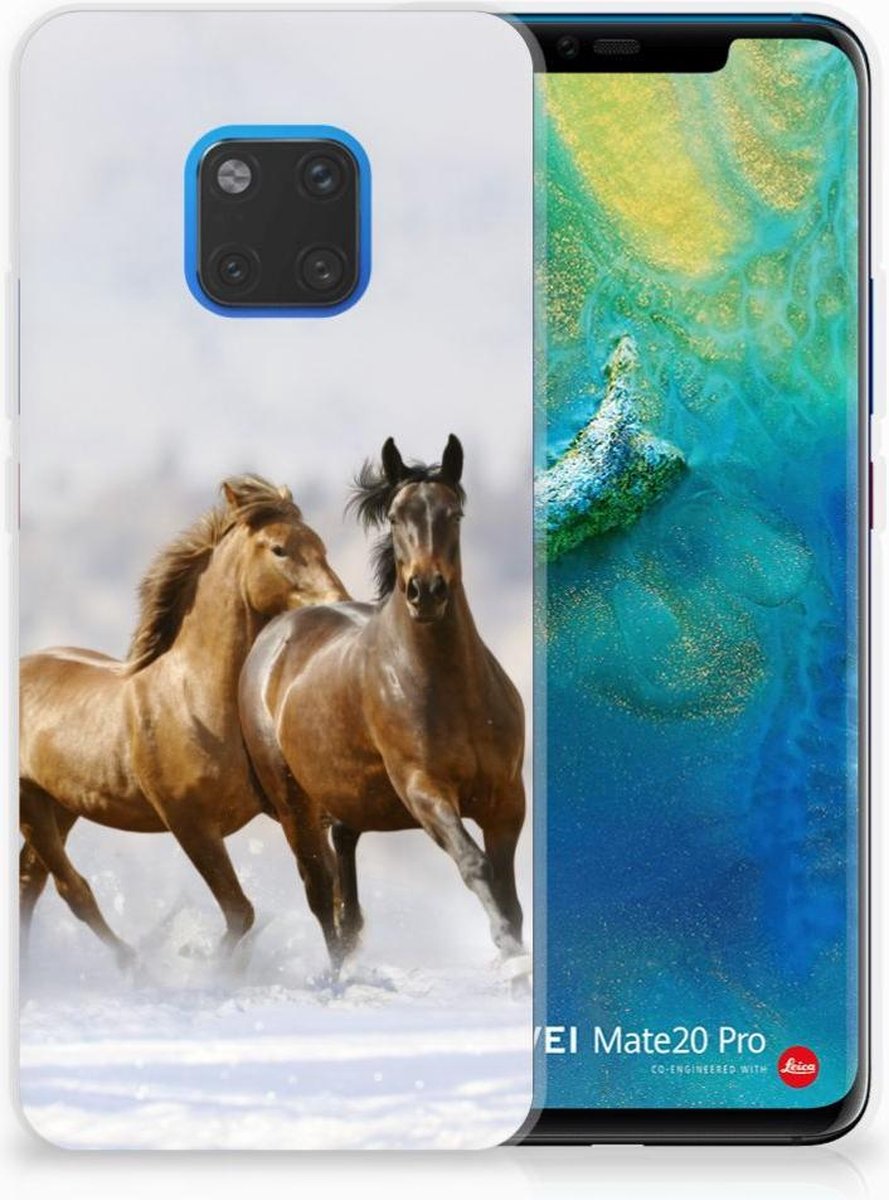 Huawei Mate 20 Pro TPU Hoesje Paarden