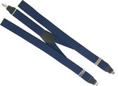 Blauwe Bretels - Witte Stip - Bretels Heren - Y vorm - 35 mm