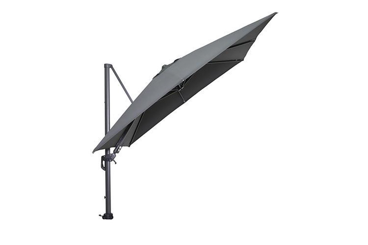 Hawaii parasol - 300x300 cm - carbon black - donker grijs – foto 8