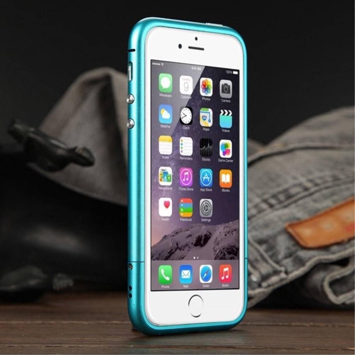 Luphie Aluminium Bumper iPhone 5(s)/SE - Blauw