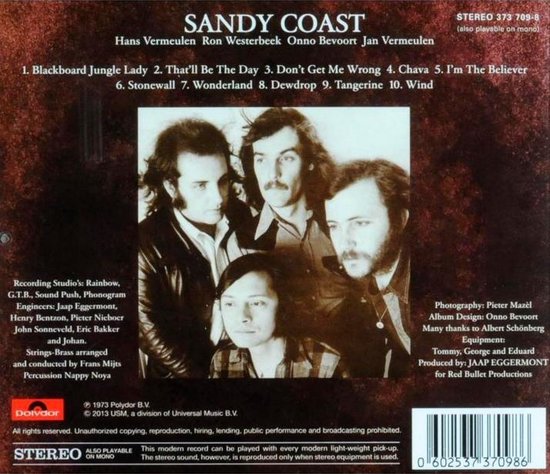 Sandy Coast Stone Wall - Album met Blackboard Jungle Lady en That'll Be ...