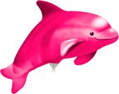 Mini figuurballon Roze Dolfijn