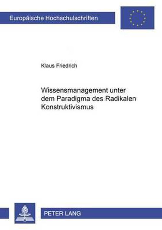 Wissensmanagement unter dem Paradigma des Radikalen Konstruk ... - cover