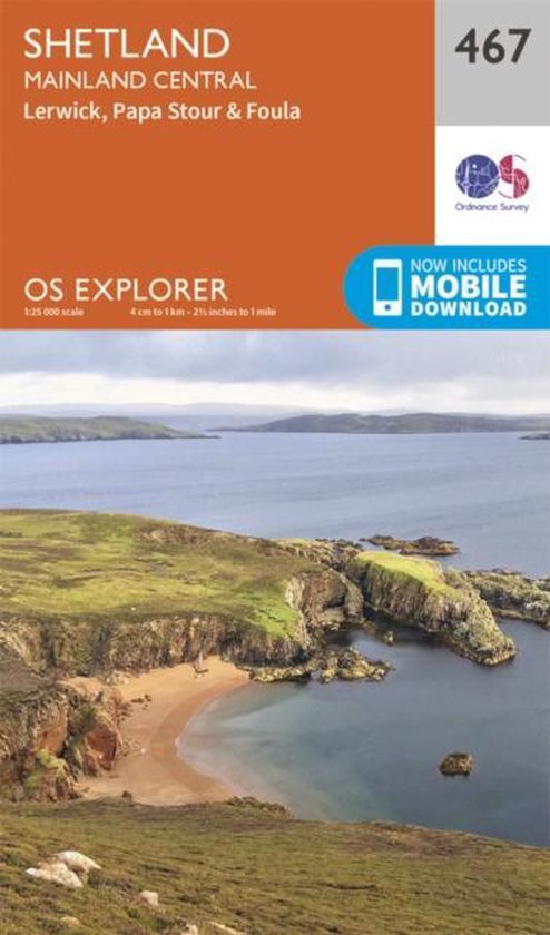 EXP 467 Shetland - Mainland Central - cover