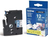 Brother TZ-535 Wit op blauw labelprinter-tape