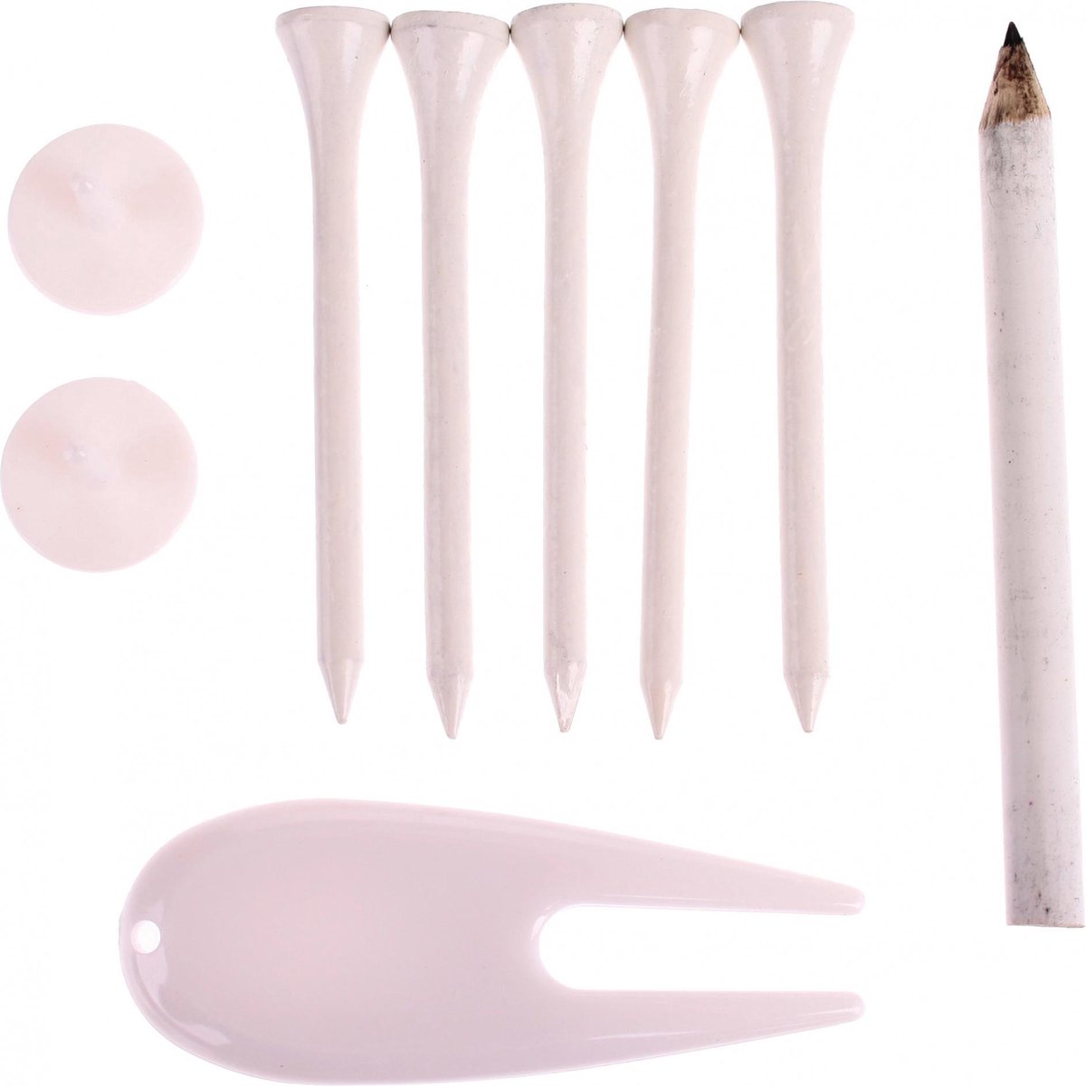 Golf Small Accessory Pack - Golf Spike - Wit - Cadeau