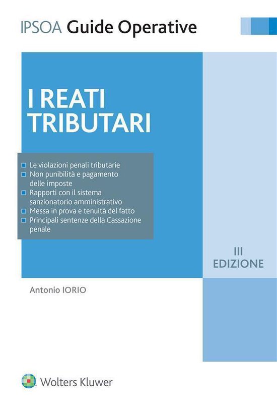 I reati tributari - cover