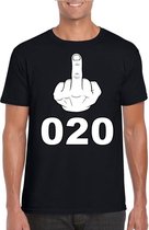 Fuck 020 t-shirt zwart voor heren M