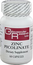 Cardiovasculair Research - Zinc Picolinate - 60 capsules