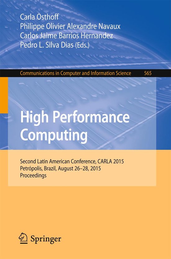Springer Nature Proceedings Computer Science - High Performa ... - cover