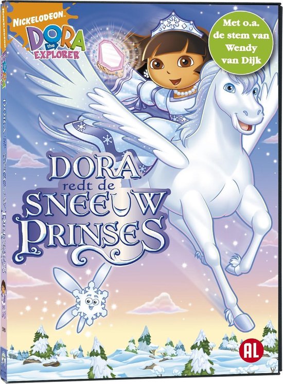 Cover van de film 'Dora The Explorer - Dora Redt De Sneeuw Prinses'