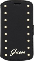 Guess Samsung Galaxy Trend Lite Studded Collection Folio Case  - Black