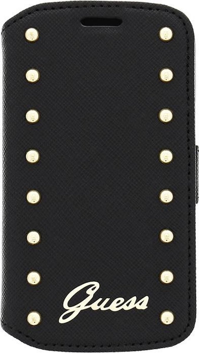 Guess Samsung Galaxy Trend Lite Studded Collection Folio Case - Black