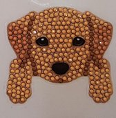 Crystal Art Motif Kit® Hond - Sticker - Inclusief gereedschap