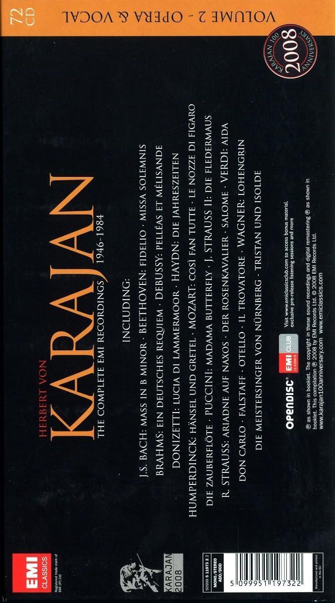 Complete Emi Recordings Vol.2,, Herbert Von Karajan | Muziek | bol