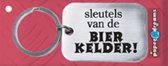 Paper Dreams | RVS Sleutelhanger | Sleutels van de bierkelder!