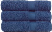 Handdoek 50x100 cm Luxor Uni Topkwaliteit Indigo Blue col 335 - 4 stuks