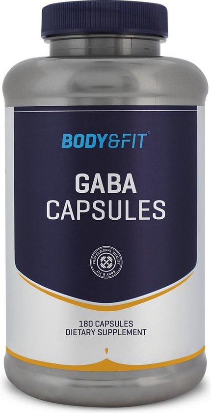 Body & Fit GABA Capsules - Met vitamine B6 - 180 capsules