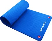 Tunturi Pro Fitnessmat - Oefenmat - 180 cm x 60 cm x 1,5 cm - Blauw