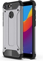 Armor Hybrid Back Cover - Huawei Y6 (2018) Hoesje - Grijs