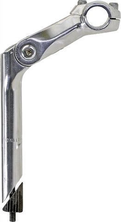 Promax STUURPEN 25.4MM HANDMATIG VERSTELBAAR ZILVER 180MM