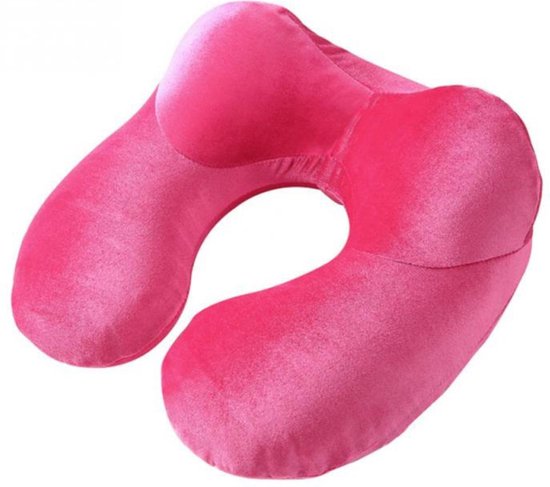 Oreiller cervical rose oreiller de voyage avion | bol.com