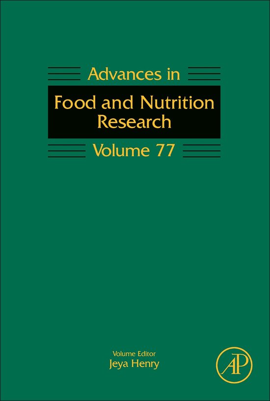 Advances in Food and Nutrition Research 77 - Advances in Foo ... - cover