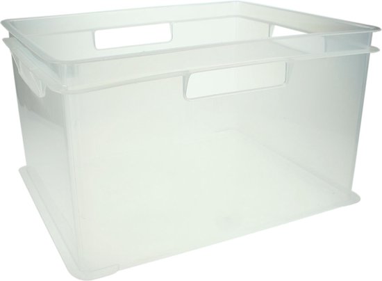 Cosy&Trendy Hobbybox Stapelbaar - 43,5 cm x 35,5 cm - Transparant