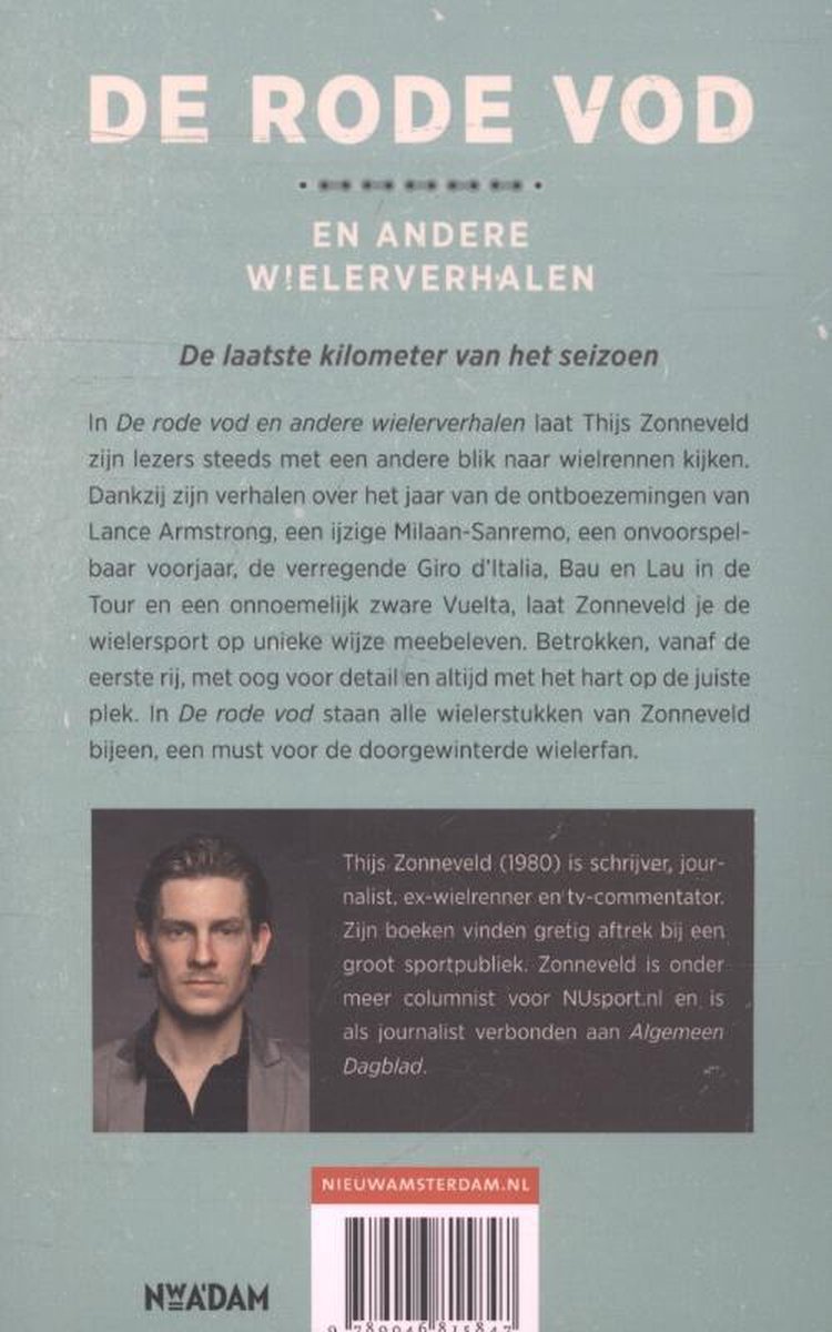 De rode vod - back cover