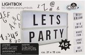 Mini lichtbak LED met letters & symbolen