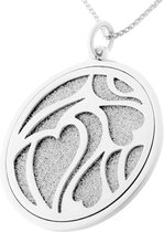 Orphelia Silver 925 Zh-7097 Pendant Two Layered Glitter