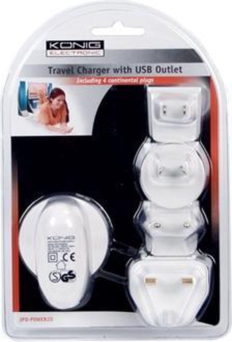 Konig Usb Charger 4 Plugs (ipod)