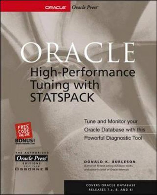 Oracle Highperformance Tuning with Statspack 9780072133783 Donald