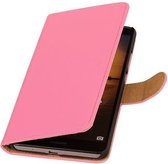 Huawei Ascend Y520 Effen Rood - Book Case Wallet Cover Cover