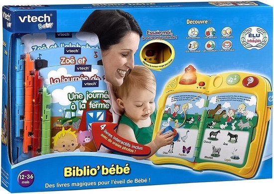 speelgoed interactifs VTech Biblio bébé | bol.com