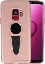 Roze Magneet Stand Case hoesje voor Samsung Galaxy S9