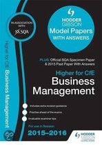 Higher Business Management 2015/16 SQA Specimen, Past and Hodder Gibson Model Papers
