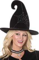 Luxe heksenhoed voor volwassenen Halloween - Verkleedhoofddeksel - One size