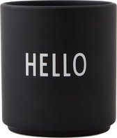 Design Letters - Favourite Cup Hello - Black