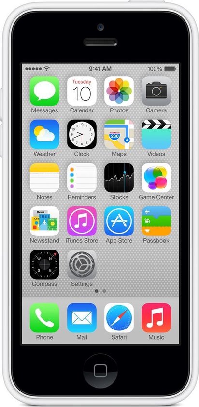 Geleend Dapper Victor Apple iPhone 5c - 16GB - Wit | bol.com