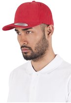 Flexfit/Yupoong - Brushed Cotton Twill Mid-Profile - Kleur Rood - 6363V