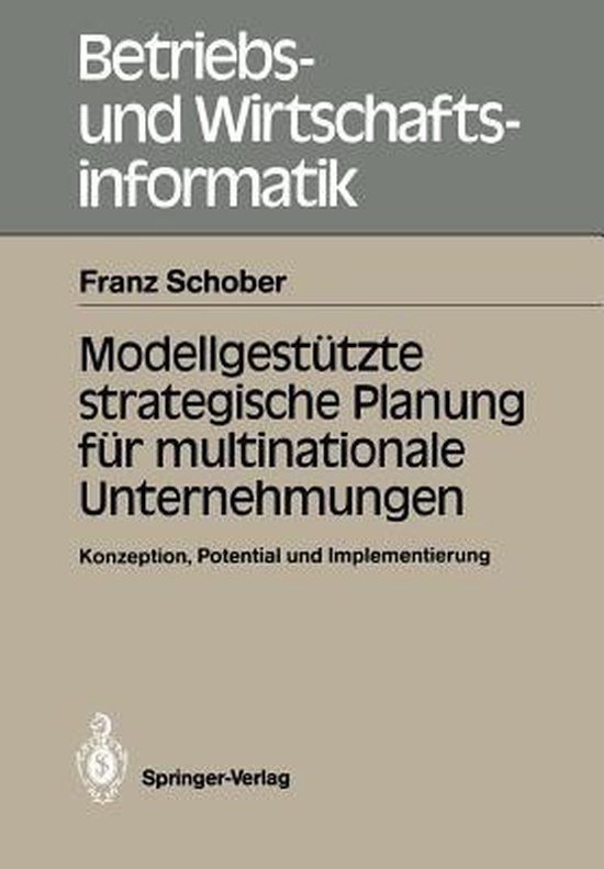 Modellgestutzte Strategische Planung Fur Multinationale Unte ... - cover