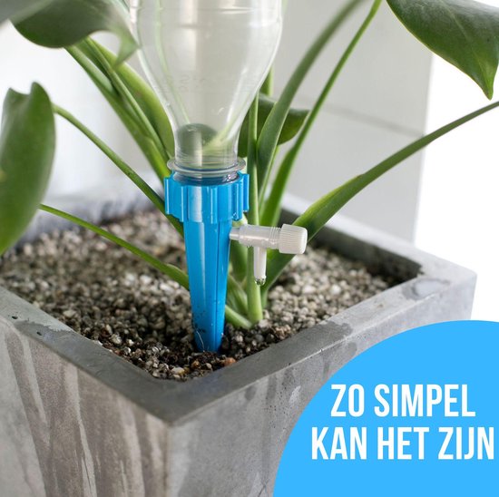 12 stuks kleine bewateringsbollen, automatische bewateringsbollen voor kamerplanten, plantenpotbollen, tuinbewatering van PVC, zelfbewaterende irrigatiedruppelaars voor de tuin, diameter van 5 cm