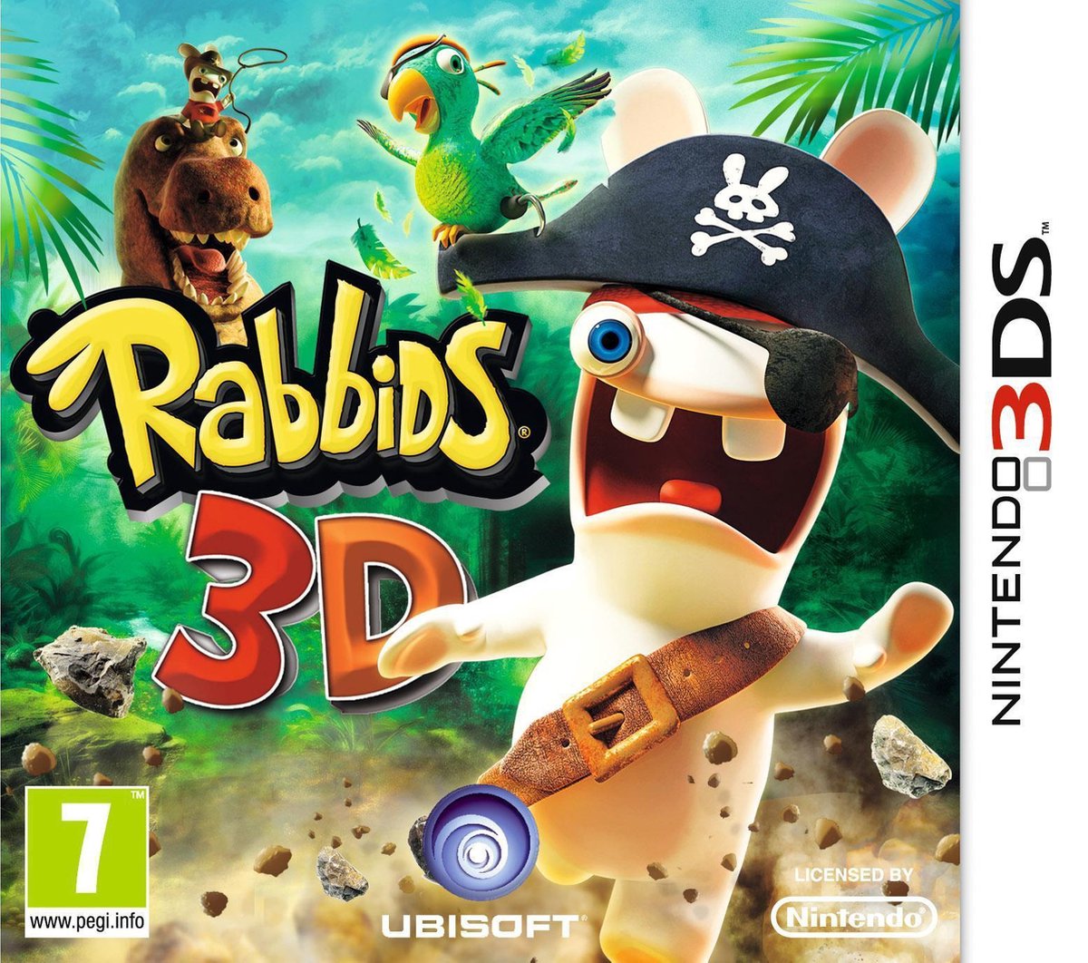 Raving Rabbids 3D - 2DS + 3DS - Ubisoft