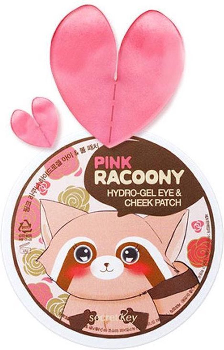 Secret Key Pink Racoony Hydro Gel Eye & Cheek Patch