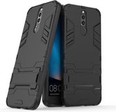 Armor Kickstand Back Cover - Geschikt voor Huawei Mate 10 Lite Hoesje - Zwart