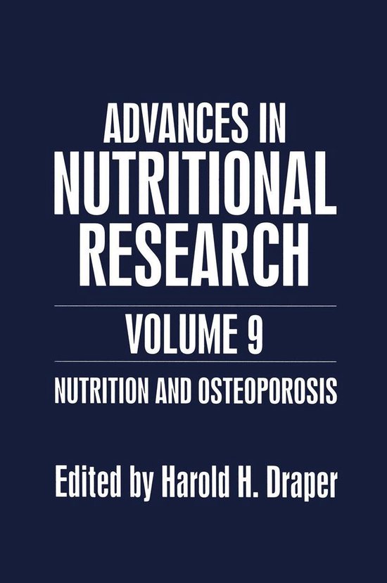 Advances in Nutritional Research 9 - Nutrition and Osteoporo ... - cover