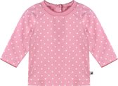 Ducky Beau - Baby Longsleeve Little Flower - Roze - Maat 80